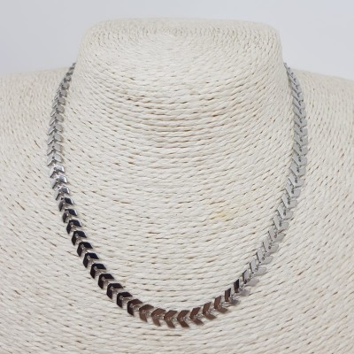collana spighe in acciaio dorata o argentata anallergica e antiossidante bijoux