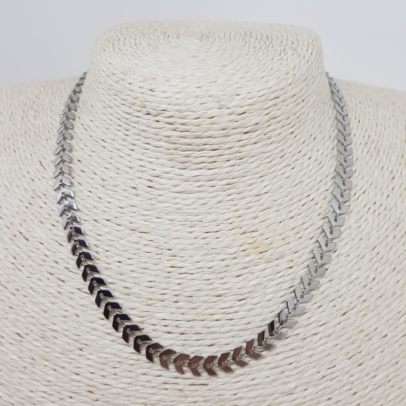 collana spighe in acciaio dorata o argentata anallergica e antiossidante bijoux