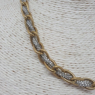 collana acciaio rosa bianco grigio bigiotteria artigianale idee regalo bijoux donna