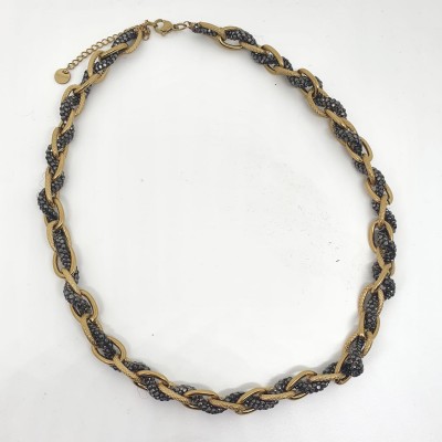 collana acciaio rosa bianco grigio bigiotteria artigianale idee regalo bijoux donna