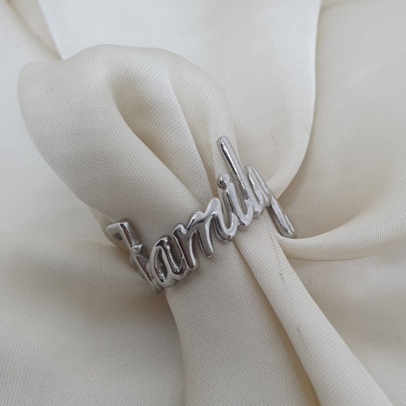 anello FAMILY argento