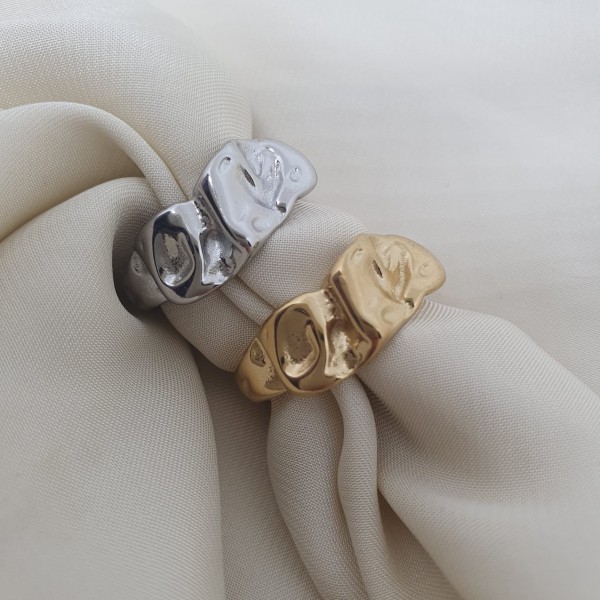 anello acciaio regolabile idea regalo