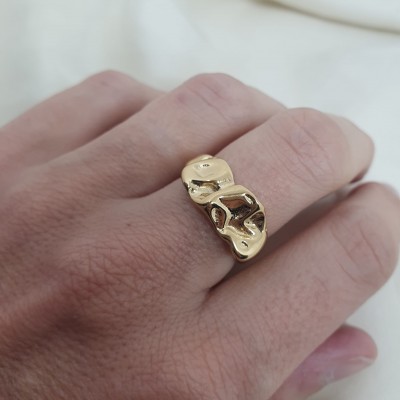 anello acciaio regolabile idea regalo
