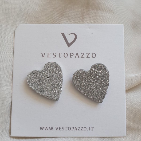 orecchini cuore a lobo luces