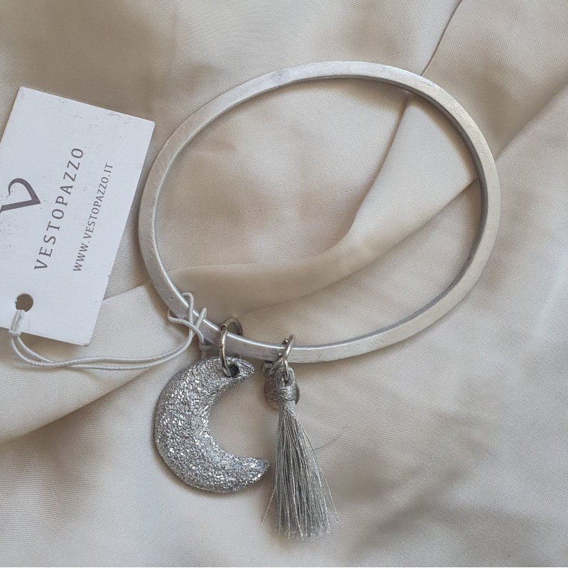 bracciale rigido alluminio vestopazzo luna