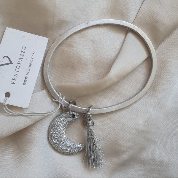 bracciale rigido alluminio vestopazzo luna