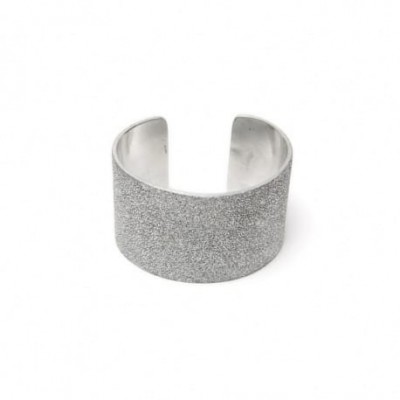 bracciale fascia alluminio martellato vestopazzo accessori torino
