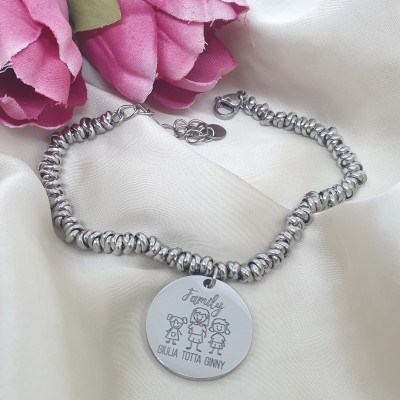 bracciale FAMILY first argento