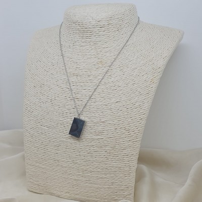 collana lettera d'amore da personalizzare acciaio idea regalo festa della mamma, san valentino, incisioni