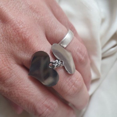 anello cuore incisione nomi