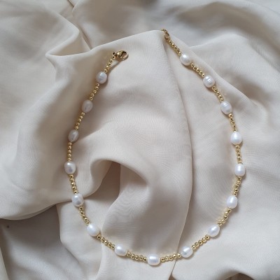 collana perle di fiume bigiotteria artigianale