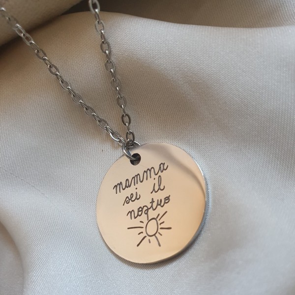 Collana PERSEMPRE personalizzabile con scritta