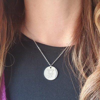 Collana PERSEMPRE personalizzabile con scritta