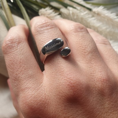 anello personalizzabile con incisione nome