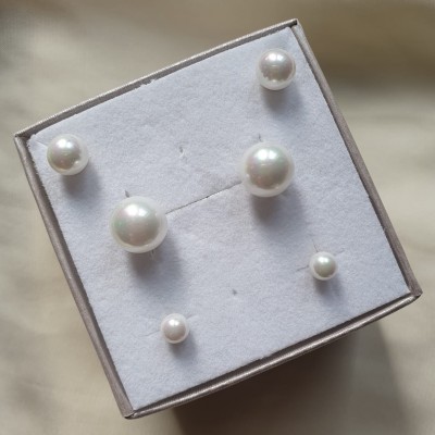 kit 6 orecchini PERLE