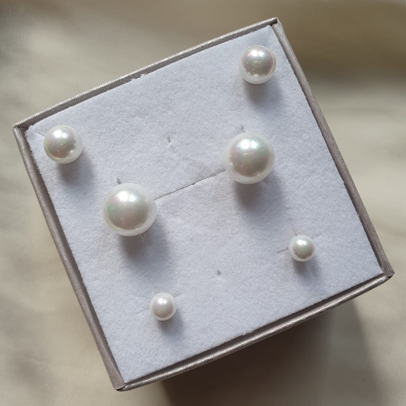 kit 6 orecchini PERLE