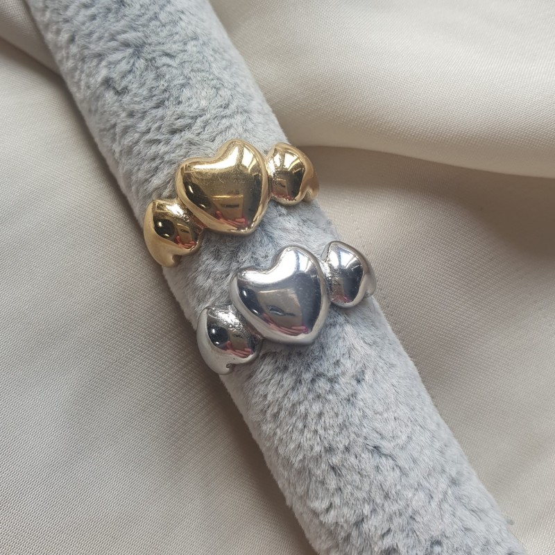 Anello TRIPLO CUORE