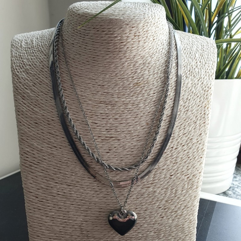 Collana MIX con CUORE