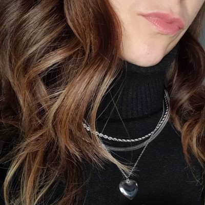 Collana MIX con CUORE