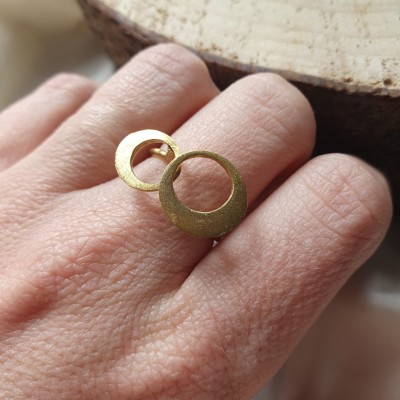 Anello doppio cerchio