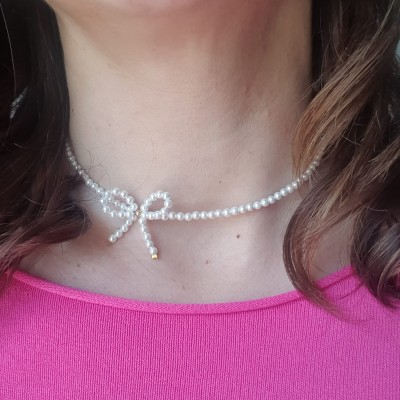Collana FIOCCO DI PERLE