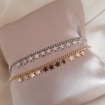 bracciale multi stelline