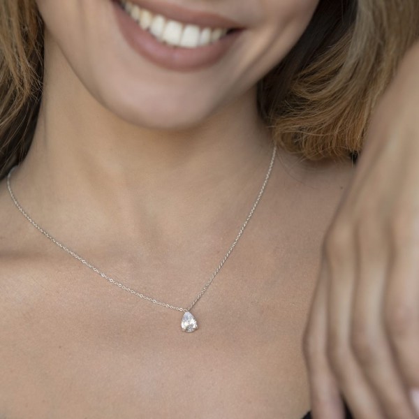 collana punto luce goccia